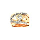 Pre Owned 14ct Diamond and CZ Ring ZR254